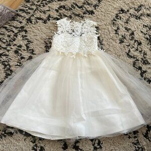 3T toddler flower girl dress